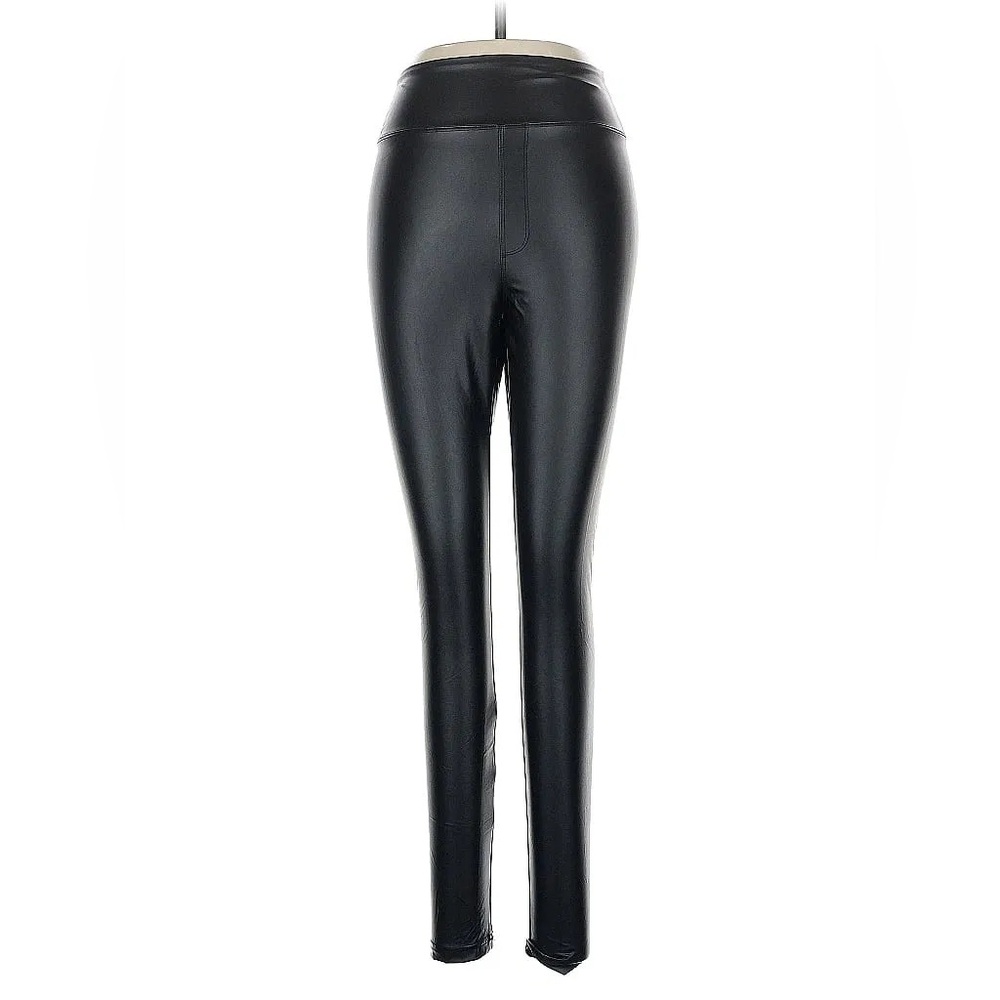 Aerie Black Faux Leather Leggings